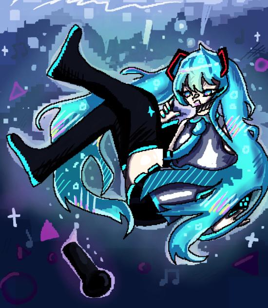 MIKU IS UNDER DA WATAH.