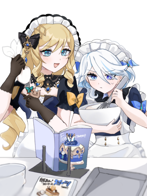 2人でスイーツ作り
