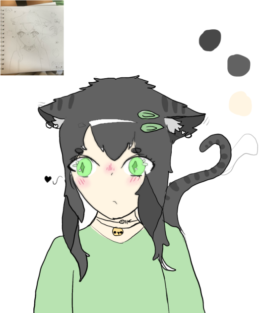 I couloured in my pic!