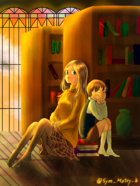 書庫の隅