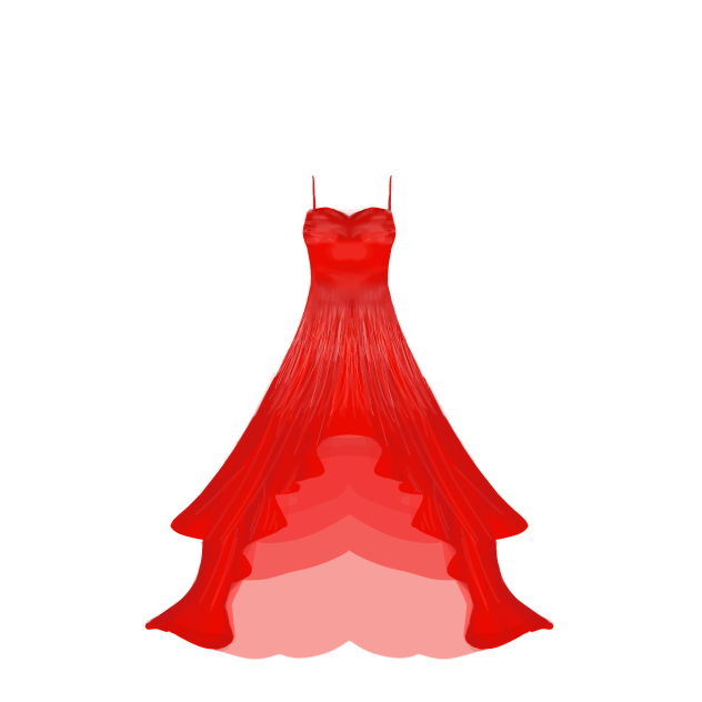 red dress