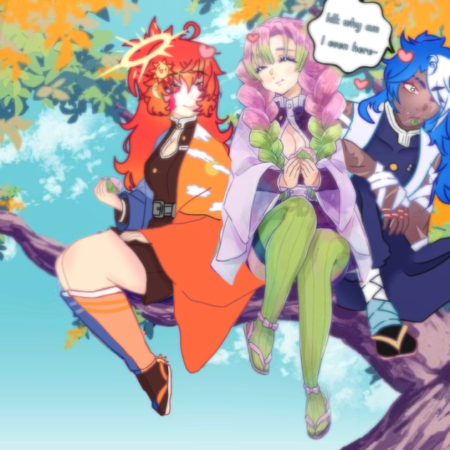 Kny ocs (credit to og of the drawing)