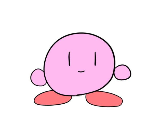 ダンスするカービィ(-┃.┃-)