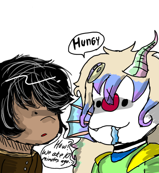 Me and @Lix Manx ‘s ocs