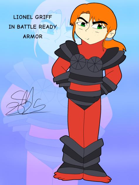 Lionel Griff in Battle Ready Armor