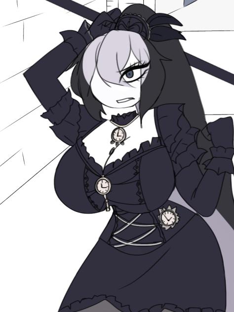 Míss Eiko vestida de guardiana