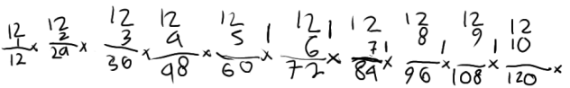 multiples 12
