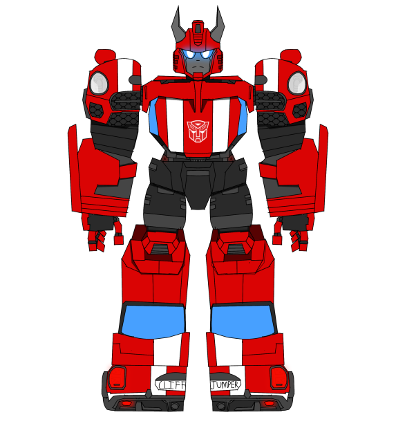 Transformers Cliffjumper AU Design