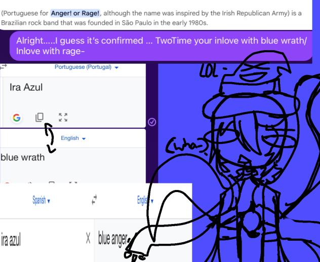 Wdym Azure is blue Rage in Portuguese