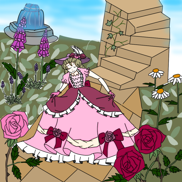 庭園と姫