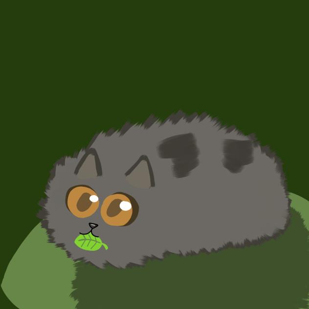 Gray Cat-appilar - ibisPaint