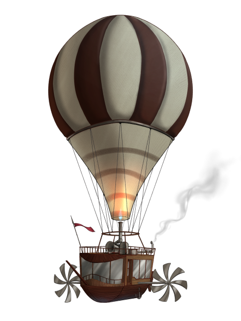steampunk balloon #1