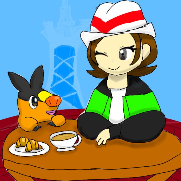 セイカさんとポカブ