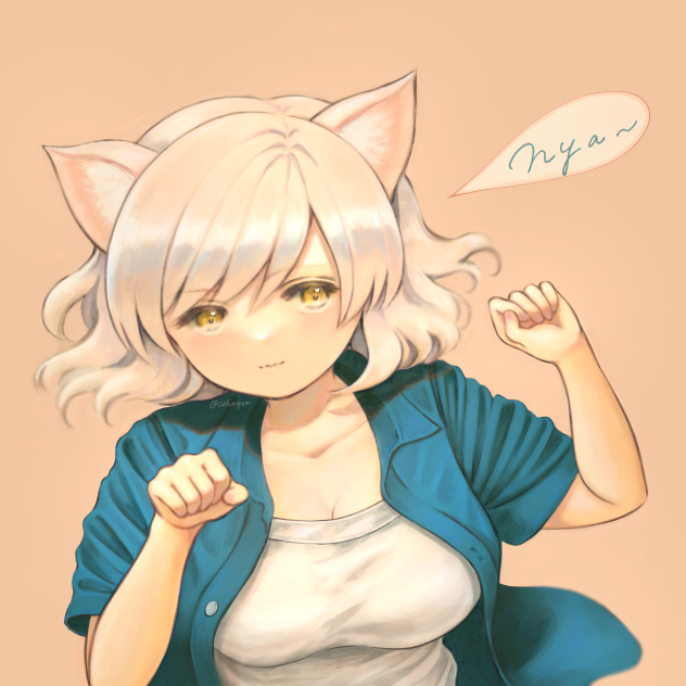 猫の日　ブラック羽川