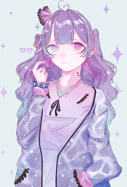 Purple girl2