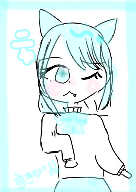 猫の女の子🩵