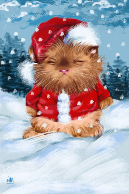 Christmas Kitty Cat