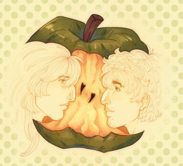 ⋆·˚ ༘ 🍎🐛` °•