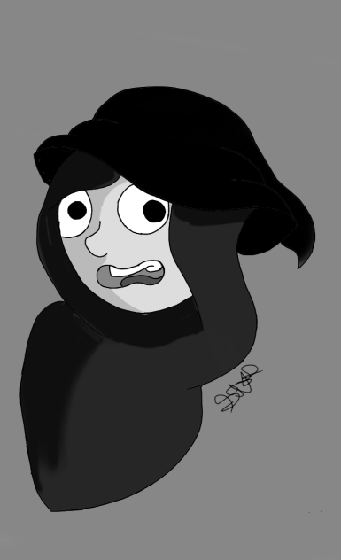 gray scale doodle - ibisPaint