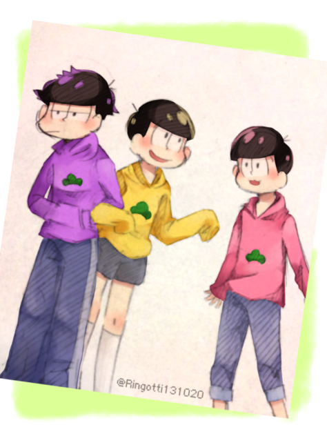 弟松がわちゃわちゃ