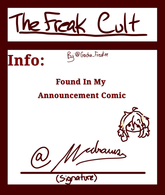 THE FREAK CULT ✨✨✨