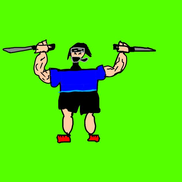 Knife man