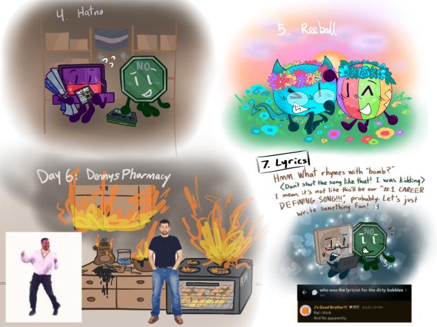 RJCMPREG doodlecember 4-7