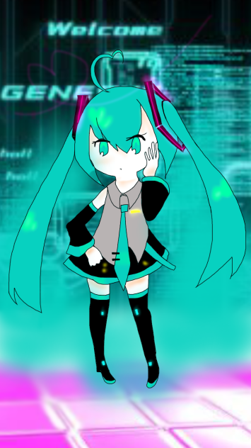 デフォルメミクさん