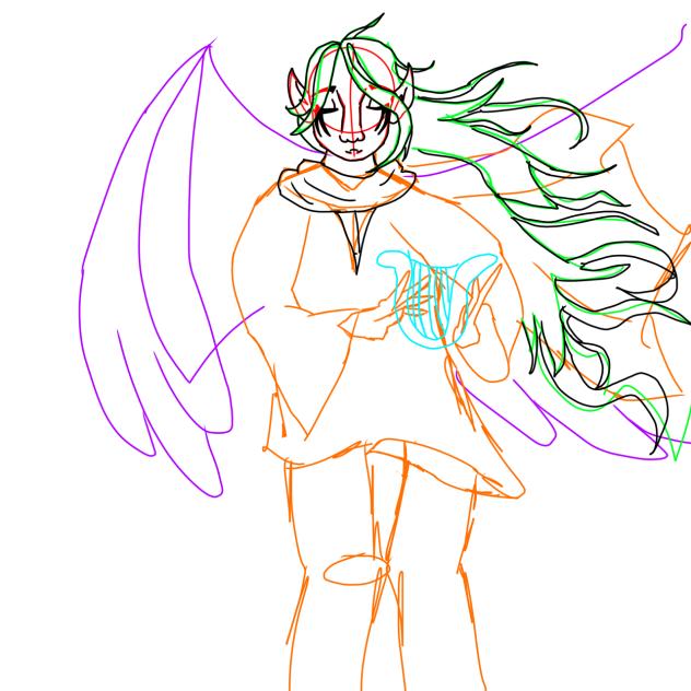 “The Divine Archer” WIP