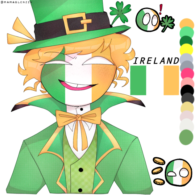Ireland - Countryhumans
