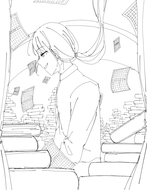 悪を役する者　線画