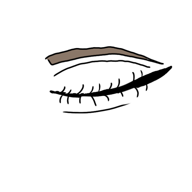 blue eye blinking