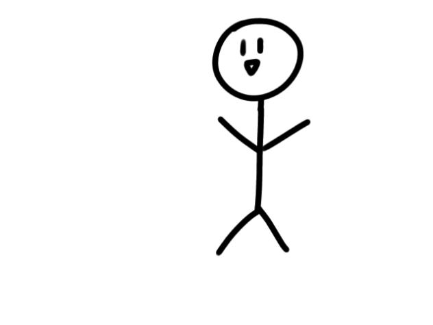 棒人間を描くよ