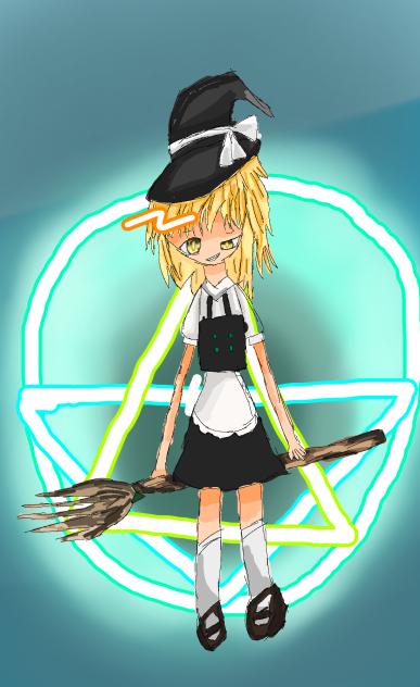 魔理沙東方キャラ全員描く