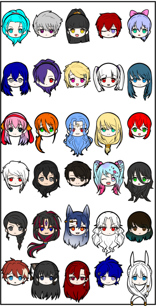ALL MY OC'S! part 1