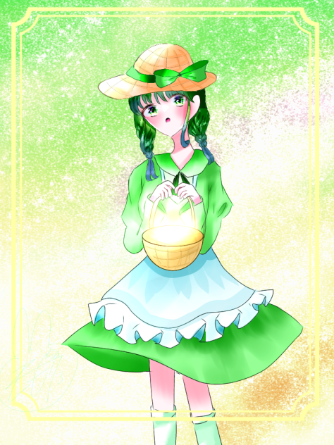 希望に満ち溢れて