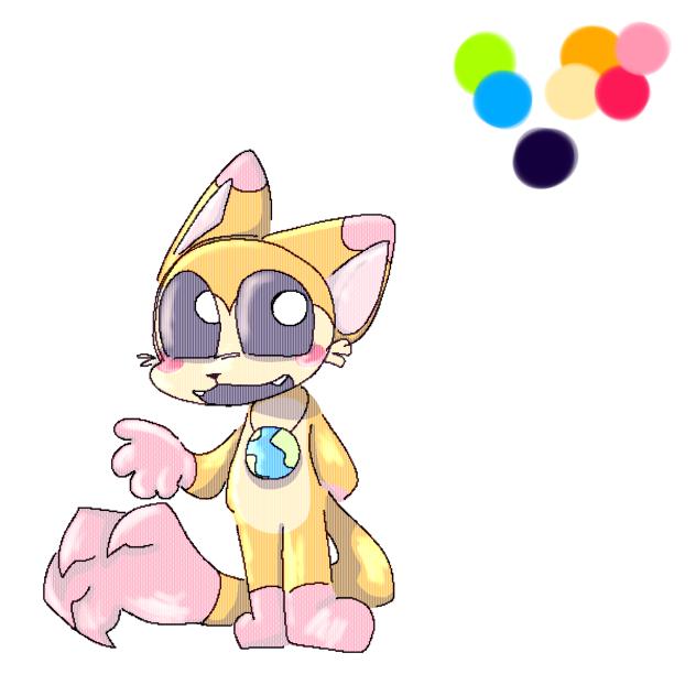 my 2d smiling critter oc