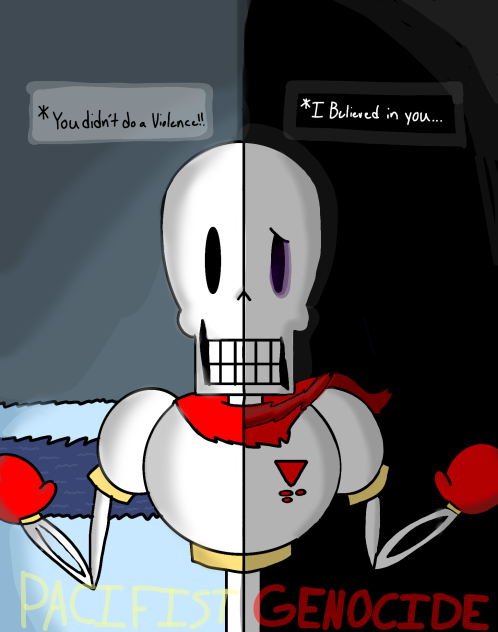 Pacifist or Genocide Papyrus