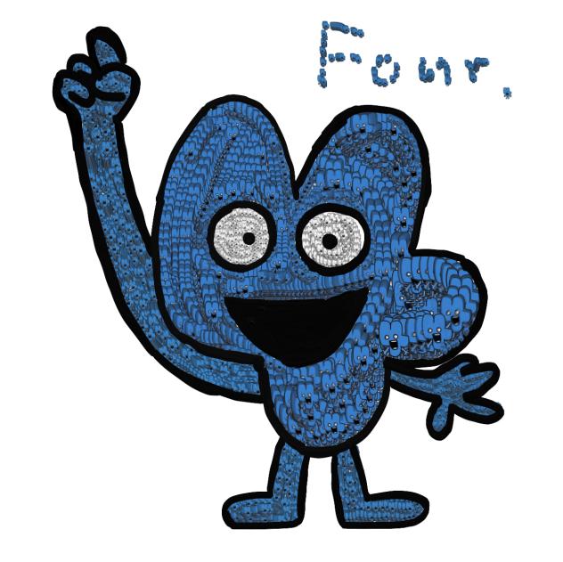 Draw four but only use the four brush