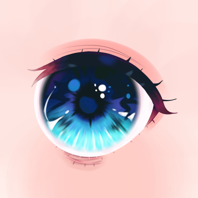 Water marble eye 🌊💕