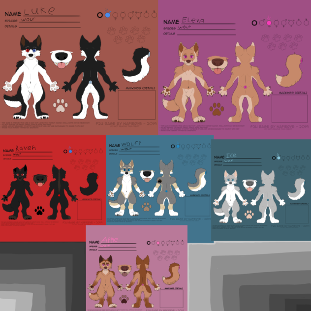 Wolf OCs Furry AU.