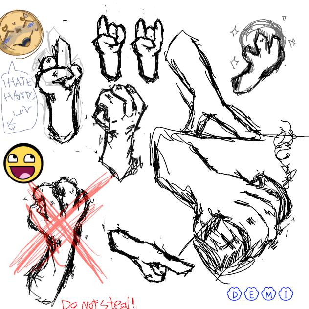 Hand practice 1 - ibisPaint