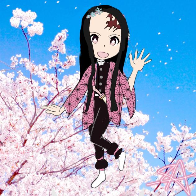 Nezuko as demon slayer