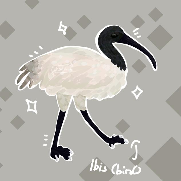 I drew an IBIS on IBISpaint - ibisPaint