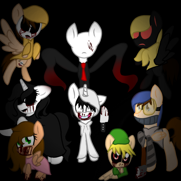 Creepypastas as ponies!
