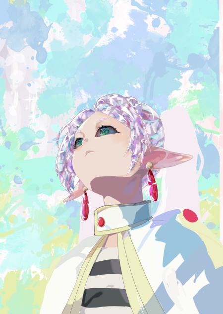 Frieren Looking Up - WIP