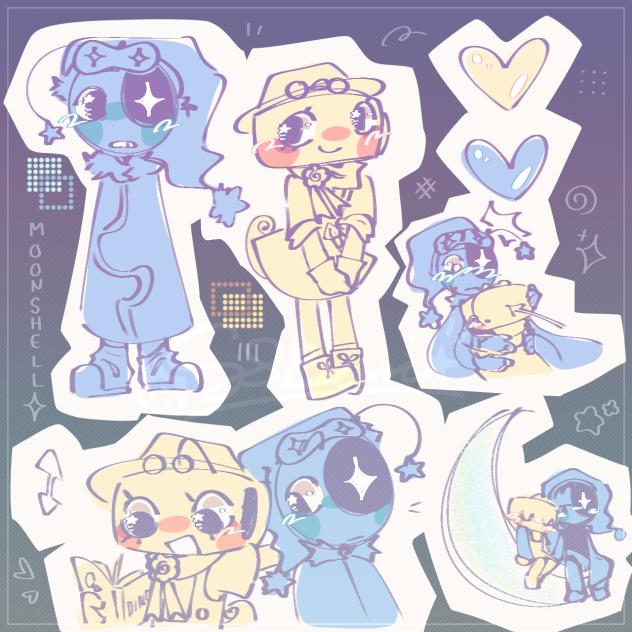🌙MoonShell doodles!🐚