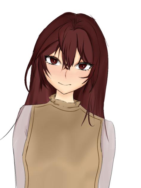 A girl.