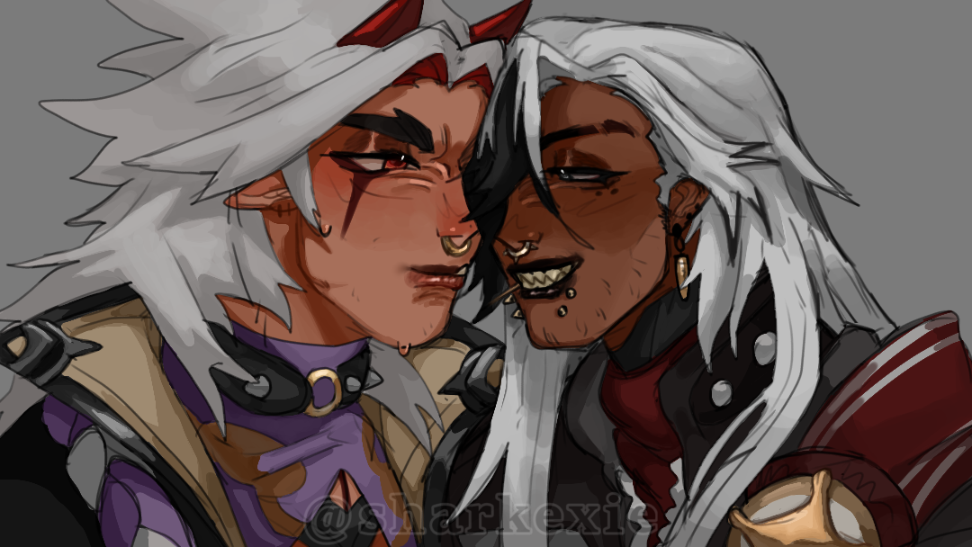 itto and boothill - ibisPaint