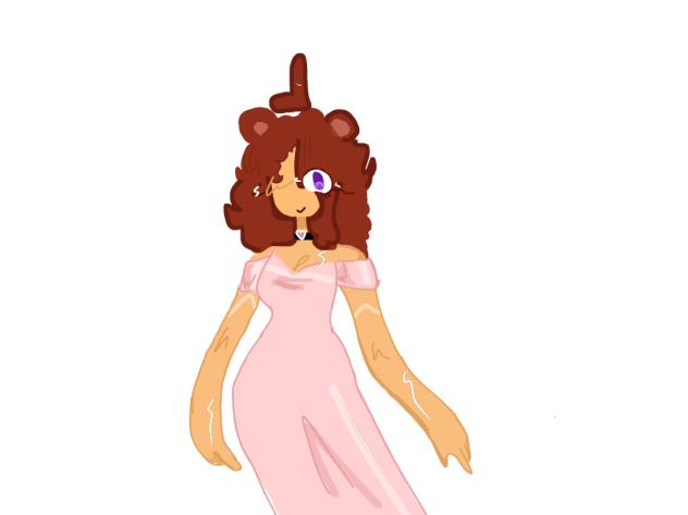Bear girl or nuggets character